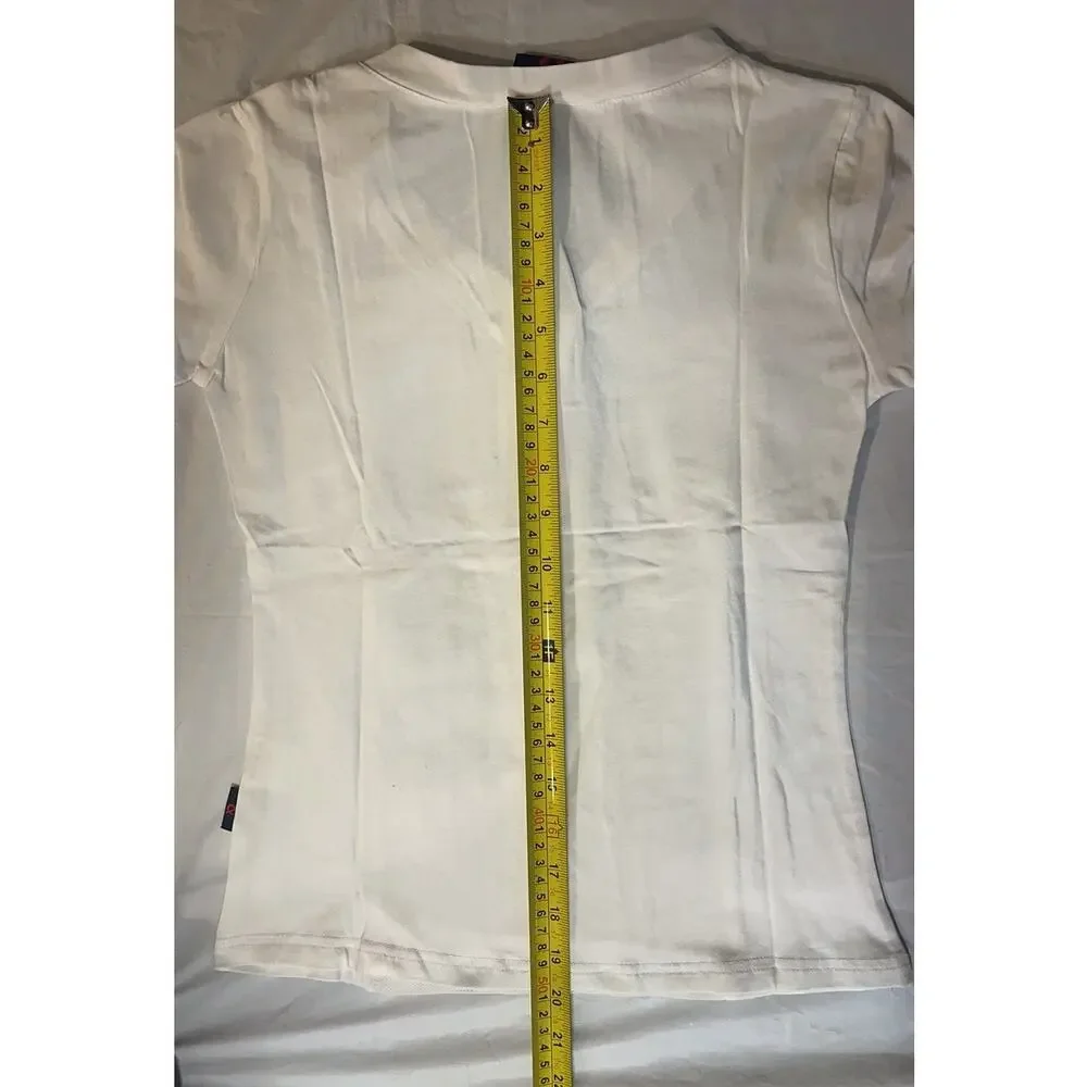 Dolce & Gabbana D&G White T-Shirt Vintage Y2K Women's Size S - EXCELLENT - Picture 11 of 12